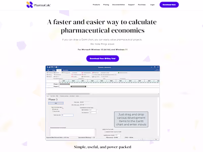PharmaCalc | Pharmaceutical Valuation and Portfolio Software