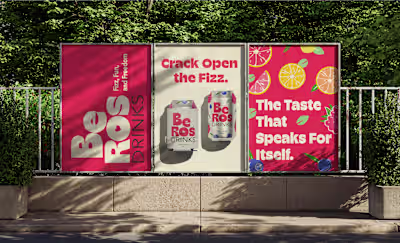 BeRos Drinks Logo Design