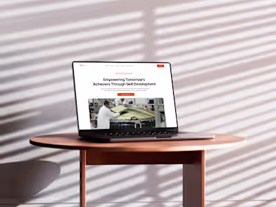 Redesigned Akbor Skills Development Limited Landing page