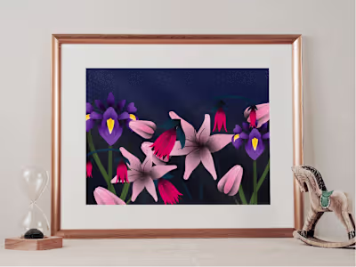 Floral Illustration Design on Behance