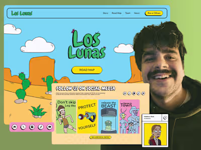 UI UX Design | Landing Page | NFT Game