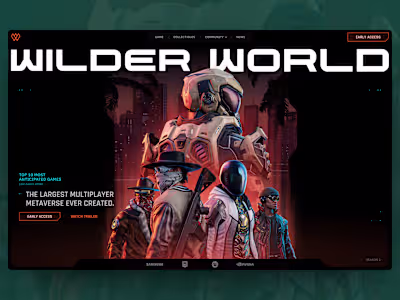 Wilder World Web Experience Design