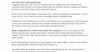 Brand Positioning and Content Strategy Project