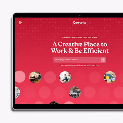 A coworking website project from my archive. Sharing soon al...