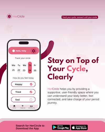 Social Media Flyer design for 'HerCircle' 