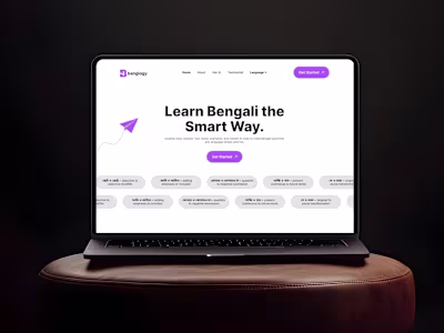 Banglogy: Simplifying Bengali Learning Website Design