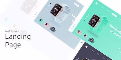 Timeless Design: iWatch Landing Page