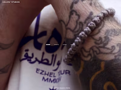 COLORSxSTUDIOS | Website