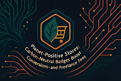 Planet-Positive Stores: Carbon-Neutral Badges That Boost Conversions—and Freelance Fees