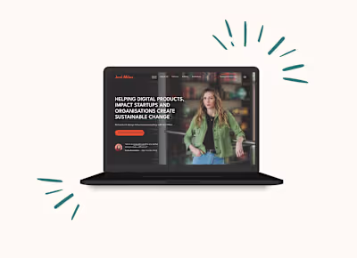 Webflow design & build for business consultant