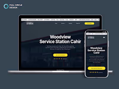 Service Station Website Design & Development