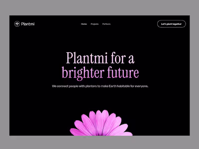 Plantmi landingpage Animation