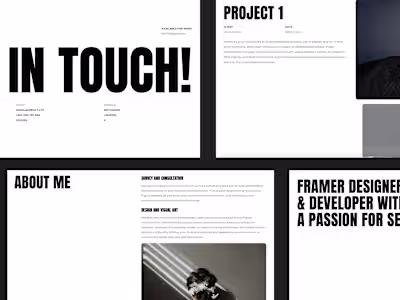 Framer templates