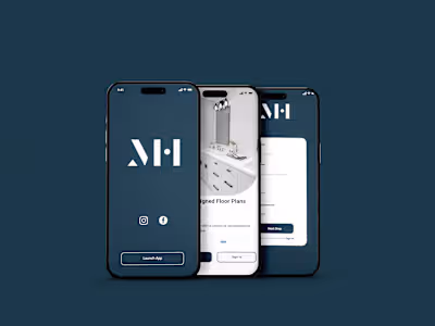 Mobile App Design – Created with Adobe XD