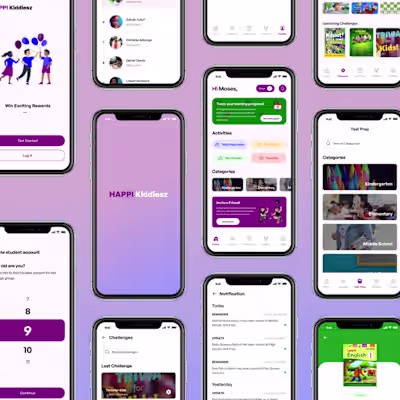 HAPPI Kiddiez Mobile App :: Behance