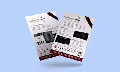 Dual-Sided Flyer Design — Modern Print & Promotional Graphic