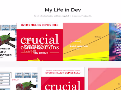 MyLifeInDev - Blog