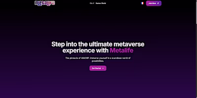 Landing Page for a Game Project