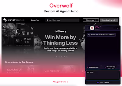 AI Support Agent for Overwolf