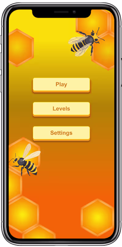 Game UI Design for a Mobile App Prototype