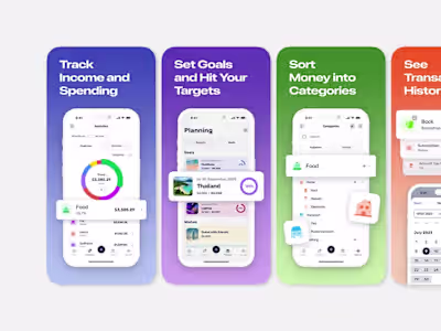 Budget Tracker App Screenshots