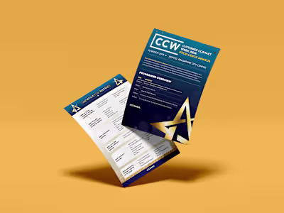 CCW Excellence Awards Flyer