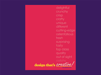 'design that's' slogan campaign