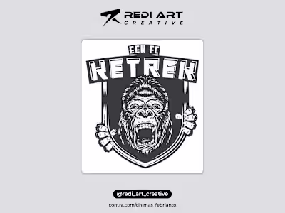 Design Logo EEK Fc Ketrek