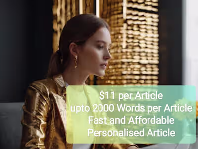 Ai Article Sample ($11 per Article)