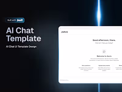 Jarvis - AI Assistant Interface Template