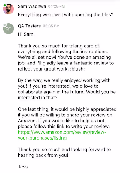 Customer Service - Valentine's Day