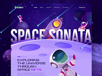 Alienifty - NFT Website