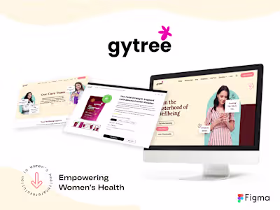 Health and Wellness Website UI/UX Design