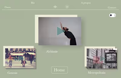 Showcase and Booking System website