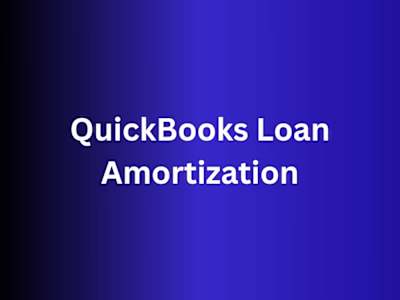 QuickBooks Loan Amortization
