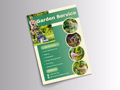 Garden Services Promotional Flyer