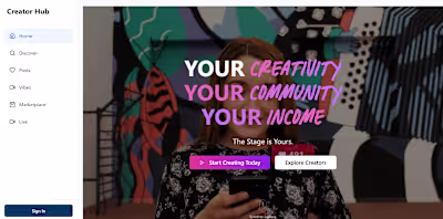 CreatorHub - UX Case Study