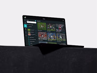 UI Design for Performa Sports Analytics Platform