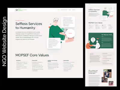 MOPSEF NGO | Website Design & Development