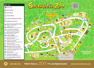 
Southwick's Zoo Map