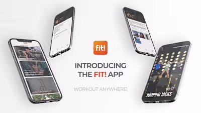Fit! App Promo | Case Study