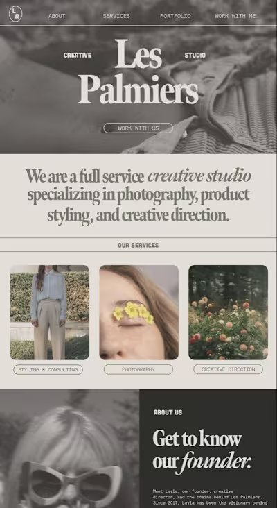 Photography Agency Website ✨