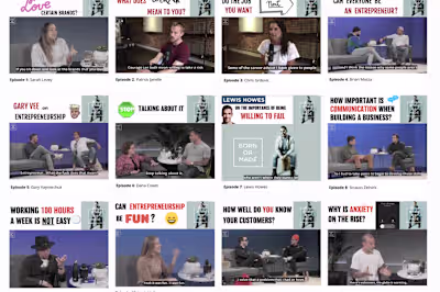 Social Media Clips for Born or Made Podcast