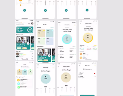 Fitness App Design
