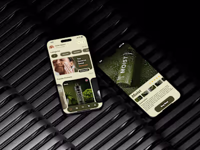 AI-Powered Beauty Skincare App UI/UX Design