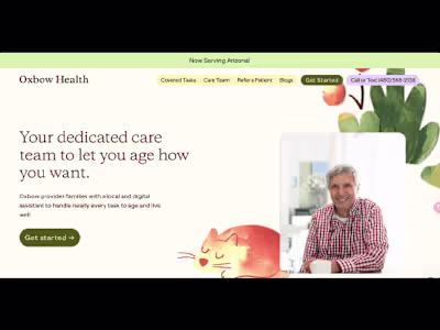 Design and Implement the healthcare website via Framer