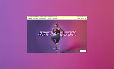 NASM E-commerce Website Redesign