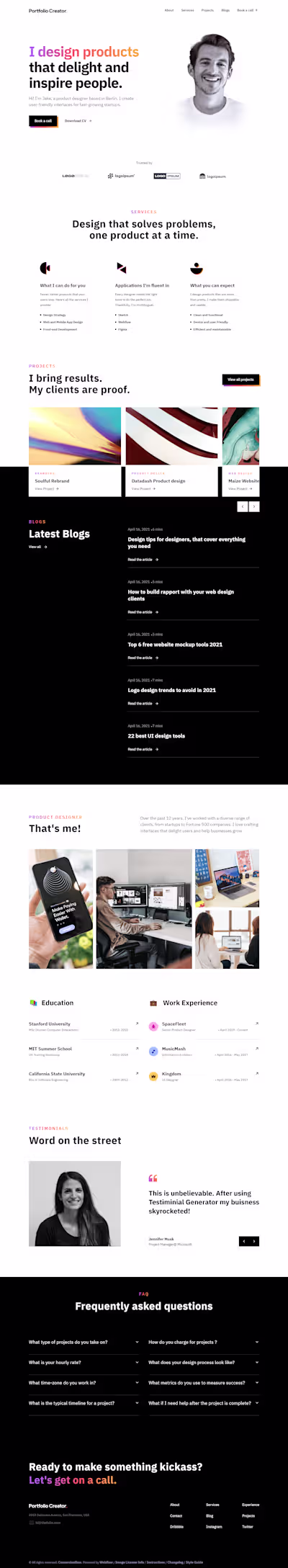 Personal Portfolio Website