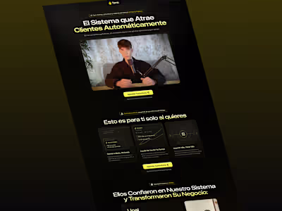 Flame website design