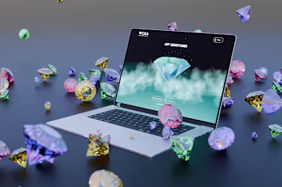 Crypto Gems Alliance NFT 3D Web Showcase